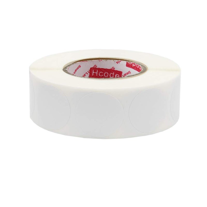 Hcode 1 Inch Color Coding Label Price Stickers Garage Sale Blank Yard Sale Round Permanent Adhesive Dots Stickers Glossy Writable Paper Labels 1000 Pieces - Image 2